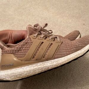 Adidas Women's Beige Ultra Boost Sneakers